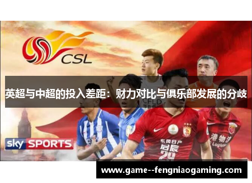 英超与中超的投入差距：财力对比与俱乐部发展的分歧
