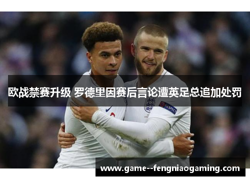 欧战禁赛升级 罗德里因赛后言论遭英足总追加处罚